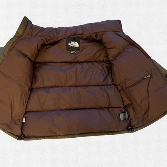 🆕THE NORTH FACE Women 96 Retro Nuptse Jacket Green Brown 700 Down Size XL NWT - Picture 11 of 16